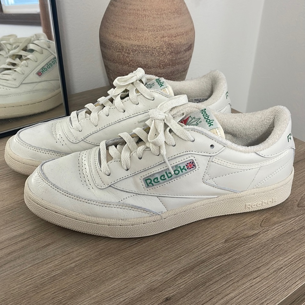 Men’s Reebok Off White Club C 85 Vintage Shoes